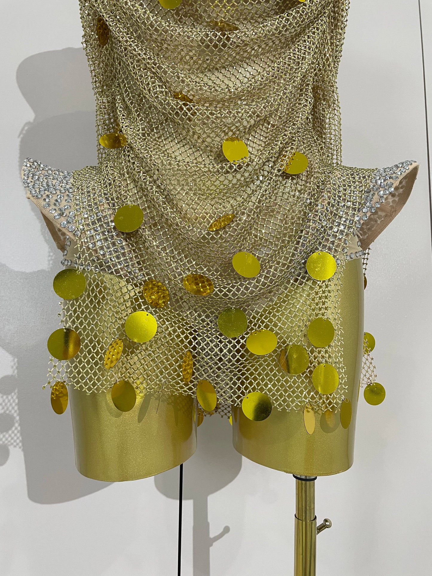 New Luxury Sparkly Diamond Sexy Mesh Bodysuit Women Evening Prom Birthday Party Gown Nightclub DJ Performance Stage Wear