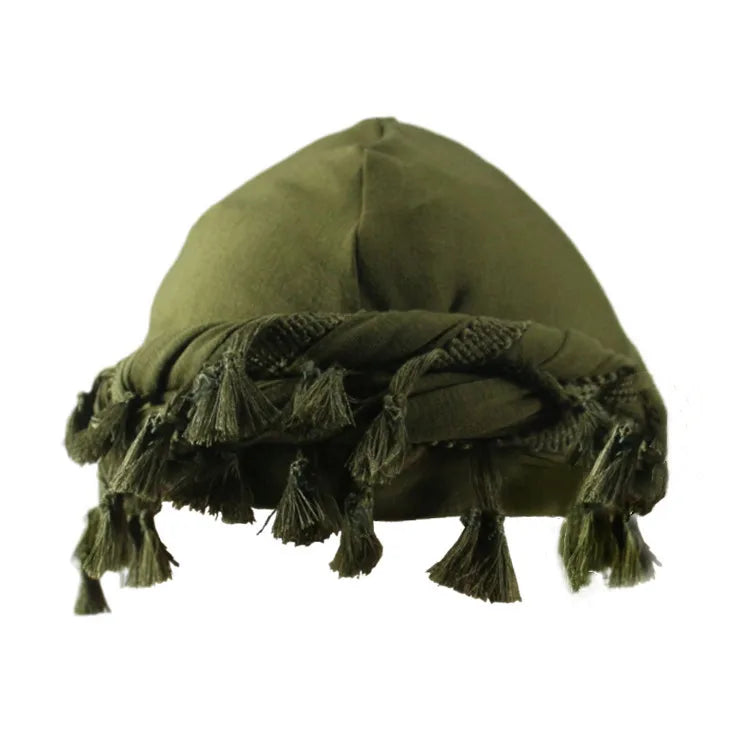 Turban für Männer, Vintage Twist Kopfwickel Durag mit Quaste, Haarwickel