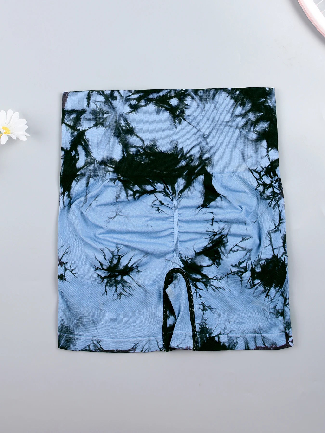 Tie Dye Sexy Push Up Gym Shorts Woman Skinny Stretch High Waist Fitness Shorts Sets Running Outdoors Fashion Sport Pants