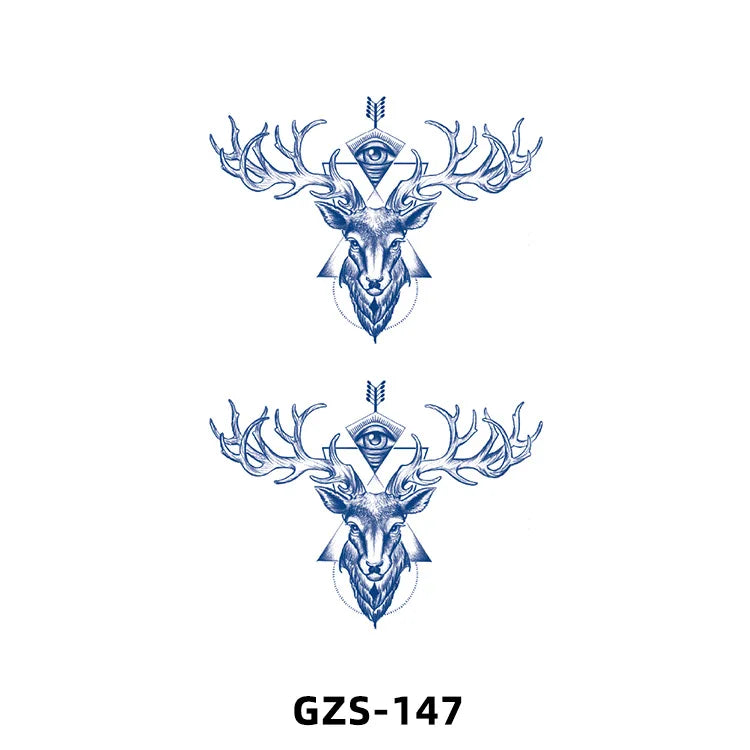 New Herbal Juice Tattoo Cute Flower Small Fresh Flower Semi Permanent Ins Temporary Tattoos Sticker size: 70*120mm