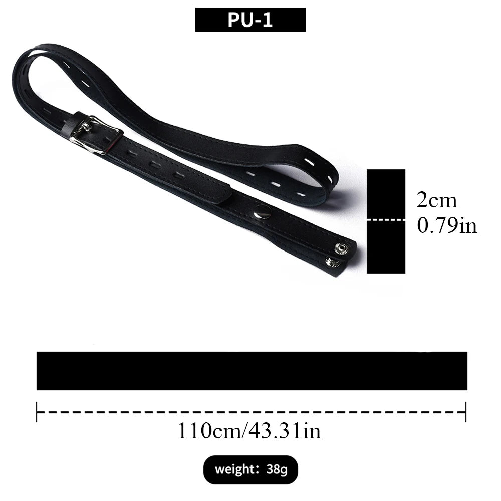 PU Leather Chastity Belt For Metal Penis Lock Cage Auxiliary Harness Belt Underwear Chastity Accessories B*SM Men S*x Toys