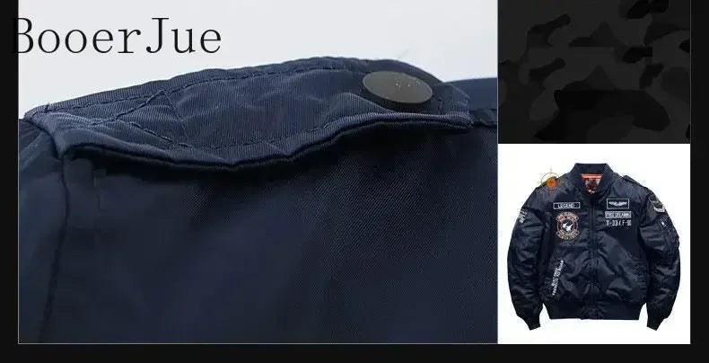 High Quality Military Motorcycle Ma-1 Aviator Pilot Coats Male Baseball Bomber Jackets Winter Hip Hop Thick Warm Jackets Men 6XL