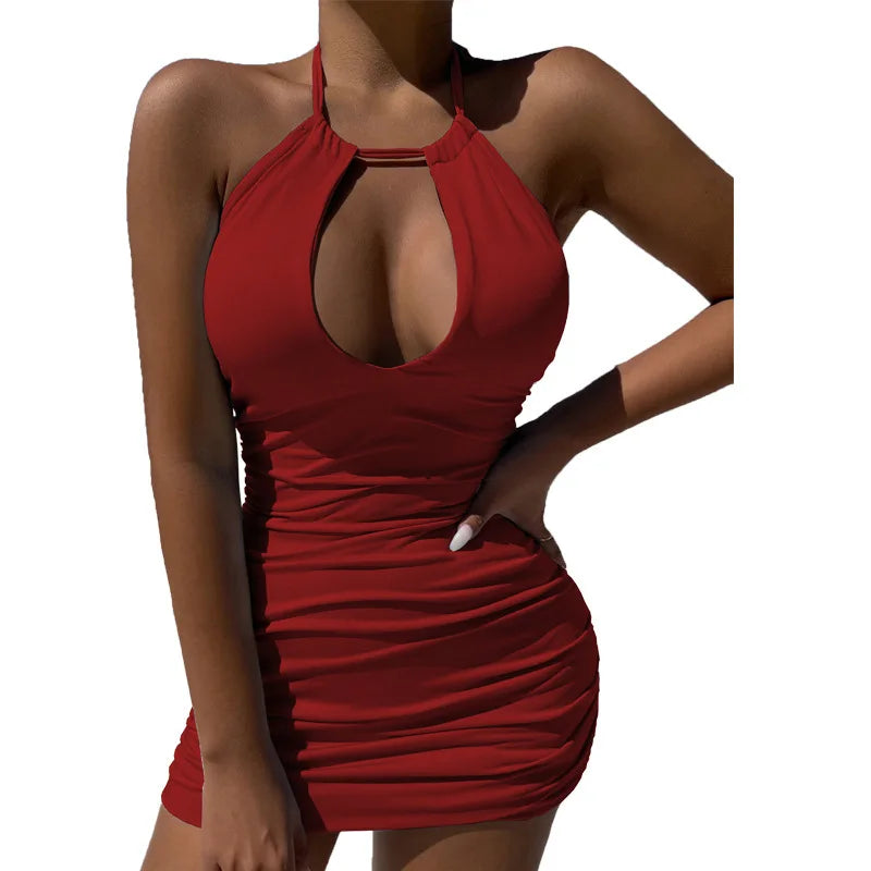 summer new independent  cross-border foreign trade women's halter dress