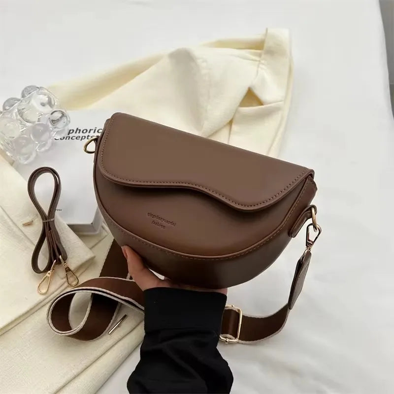 Casual Women Handbag Soft Leather Shoulder Crossbody Bags for Women New Fashion Print Ladies Messenger Tote Bag Sac A Main