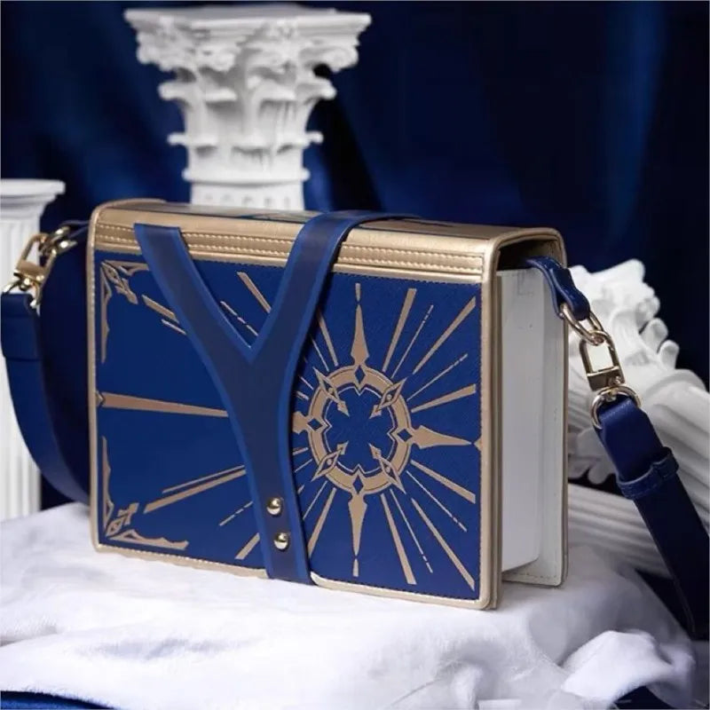 Cartoon Studded Anime Shoulder Bag Women Book Horizontal Large Capacity Crossbody Bag Women Student Personality Print Bags