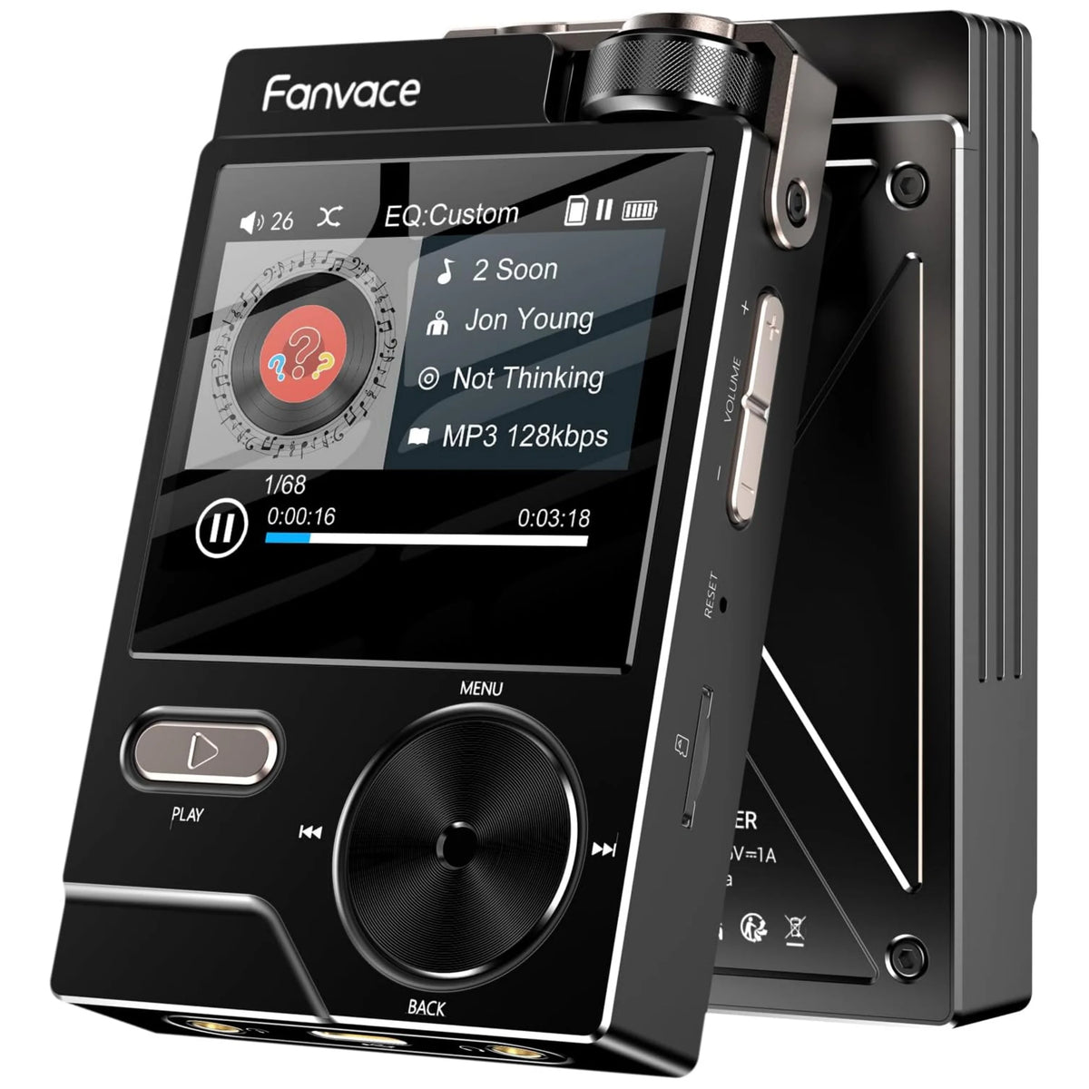 Portable HiFi MP3 Player Lossless DSD Digital Audio Music Player High Resolution 192KHz24Bit Portable DAC FLAC Audio Player 64G