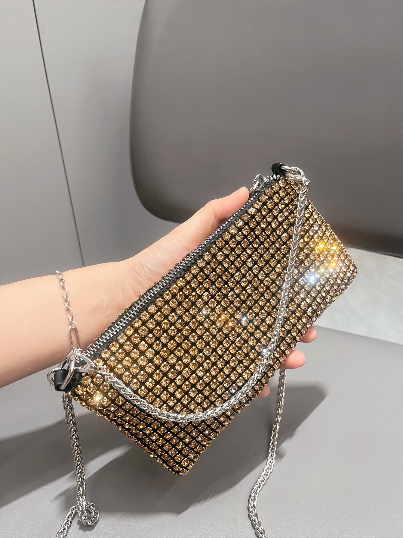 Luxury Designer Rhinestones Clutch Purse Bag For Women purse Bag Shoulder Bag Purse