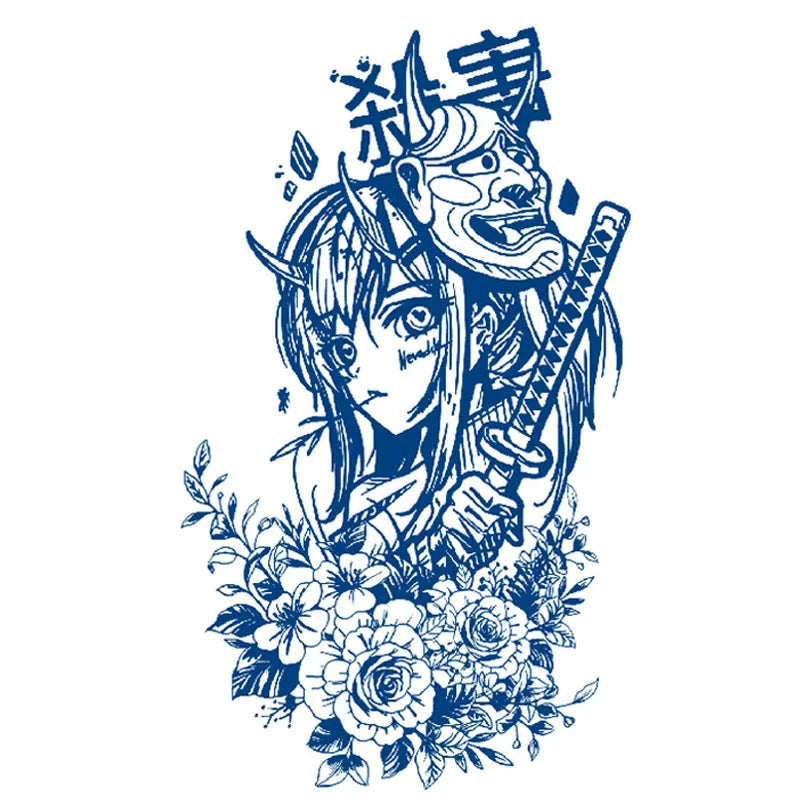 Juice Tattoo Sticker Upgrade Online Red Tattoo Sticker Lasts 7-15 Days Herbal Plant Temporary Tattoos Sticker Size:180 * 110mm