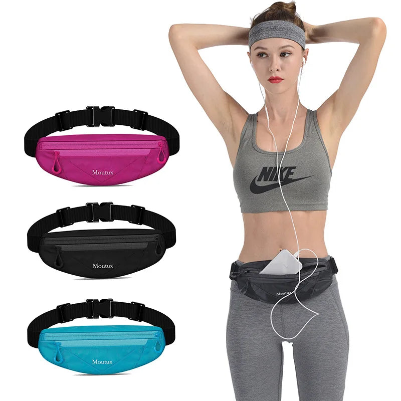 Running phone waist bag, sports bag, multi-functional outdoor equipment for men and women, waterproof invisible ultra-thin mini
