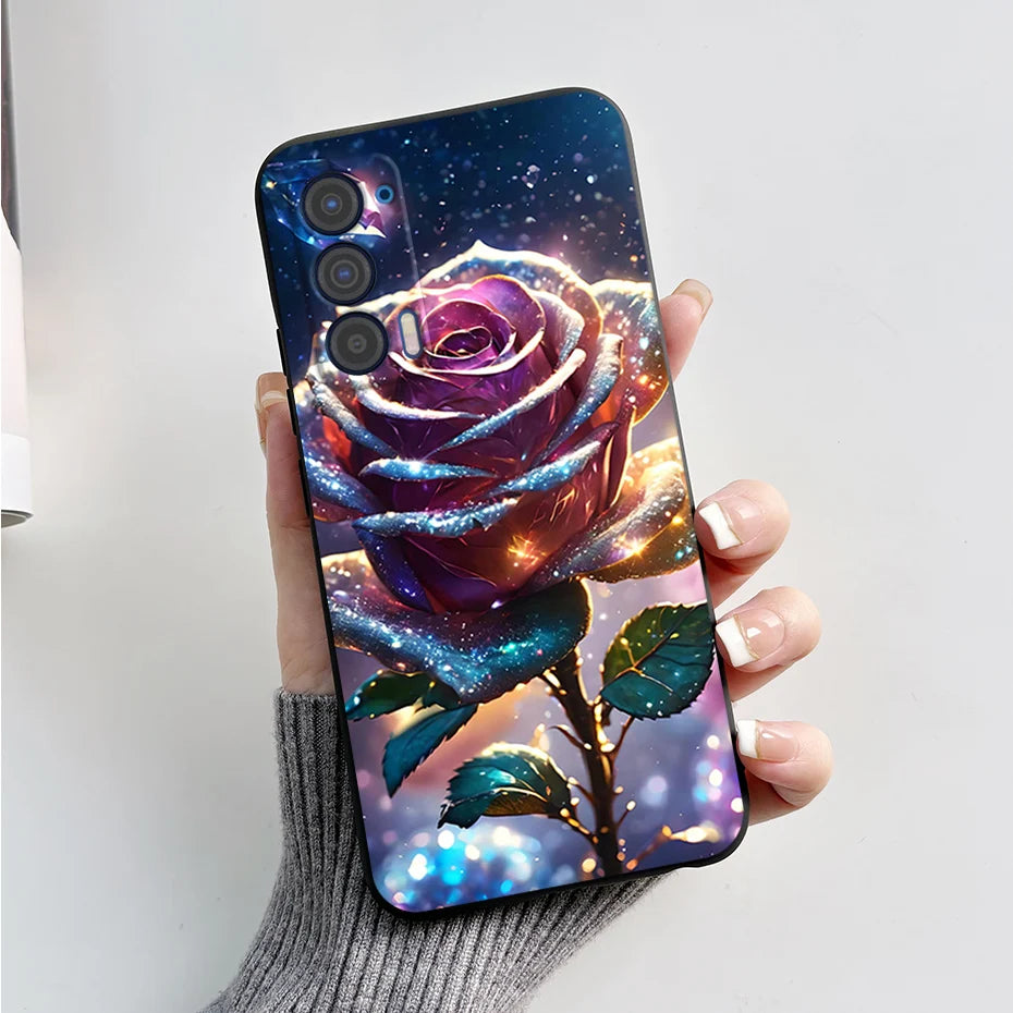 Silicon Case For Motorola Edge (2021) / Edge 5G UW (2021) Fashion Marble Pattern Soft TPU Phone Cases For Edge 2021 XT2141 Funda