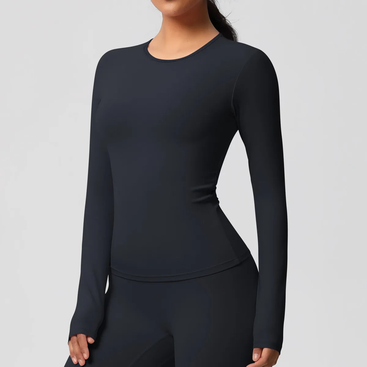 Yoga Suit Gym Sports Set Women Quick-Drying Fitness Set Female Tracksuit Running Workout Long Sleeve Sports Shirt Sportswear