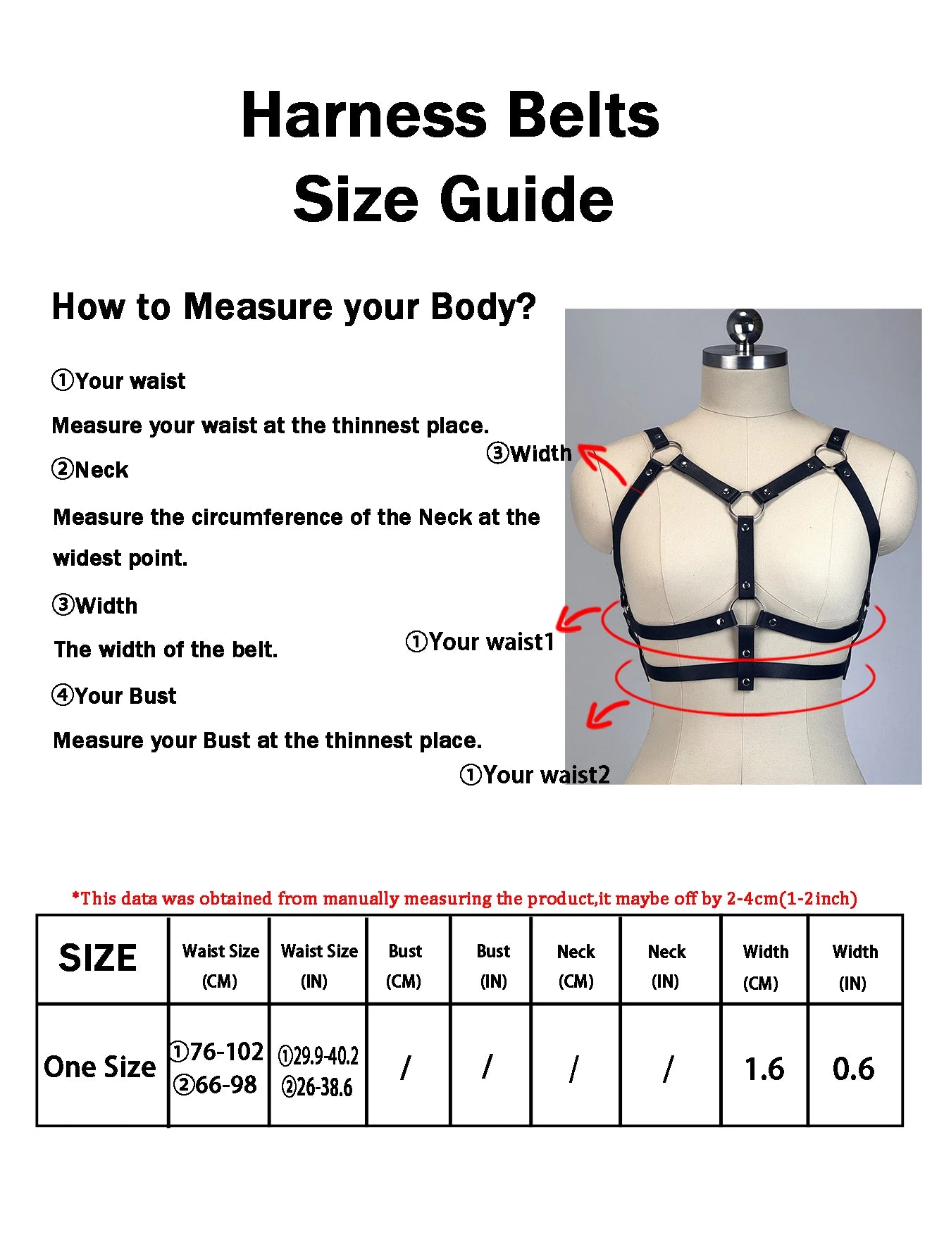 Women Fashion Trend Punk PU Leather Harness Female Street Style Suspenders Body Harness Decorative Waistband Corset Accessories