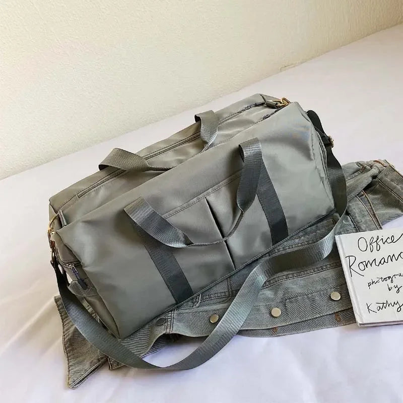 Training Yoga Sporttaschen Fitness Gym Taschen Nass Trocken Separate Gepäcktasche mit separatem Schuhfach Reisetasche Handtasche