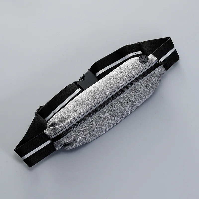 Hidden Sport Running Waist Bag Spandex Men Women Belt Pouch Mobile Phone Storage Case Gym Bum Bag Light Fanny Pack Waterproof