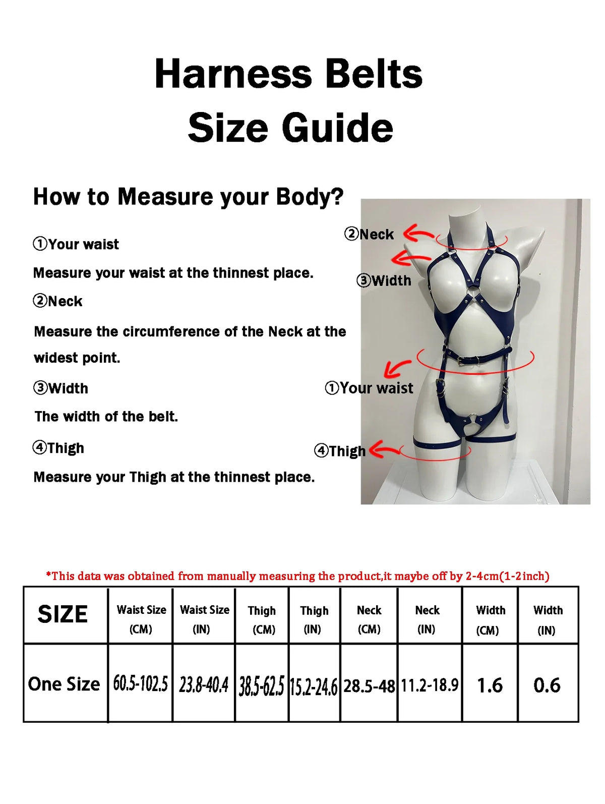 Women Fashion Punk Belt PU Leather Waist Belt Adjustable Gothic Harness Belt Street Style Exotic Clothes Halter Carnival Set