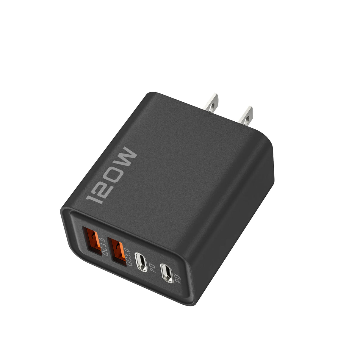 New 120W 4 Port USB Type C Charger Fast Charging Data Cable USB Phone Charger Adapter For Samsung iPhone Huawei Wall Charger