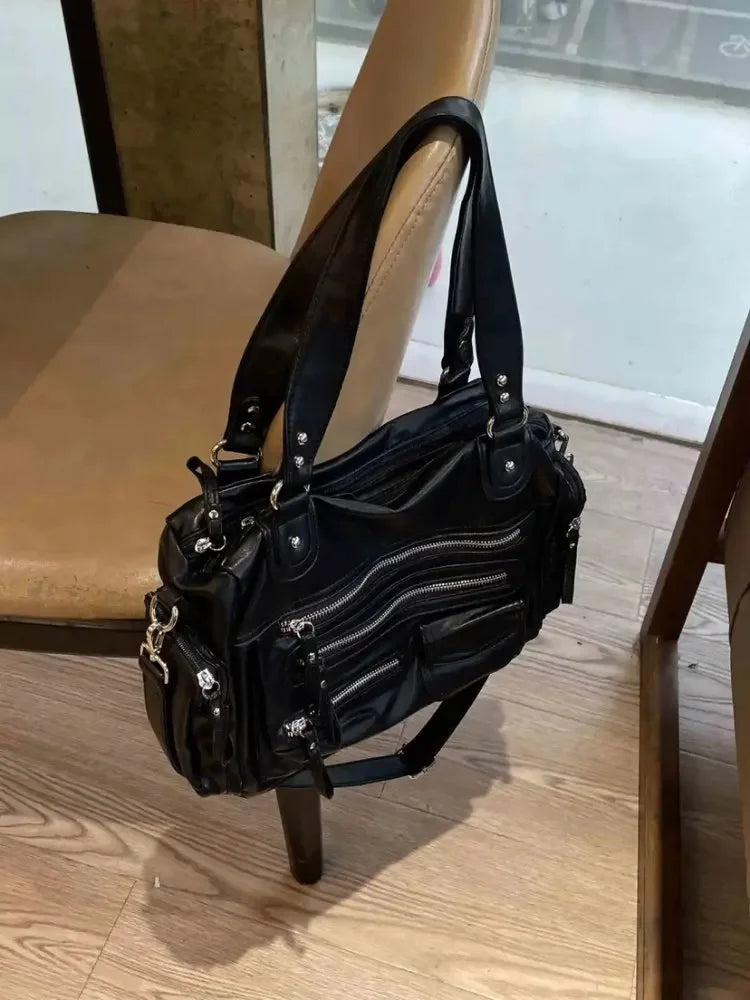 Y2k Designer Bags Handbags for Women Crossbody Bags for Women Ladies Handbag Vintage Punk Women Tote Bags  Large Capacity