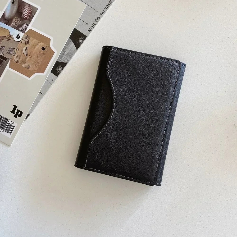 Strong Magnetic Folding Wallet Card Holder Leather Case for IPhone 17 16 Pro Max for MagSafe Stand Cover for Samsung