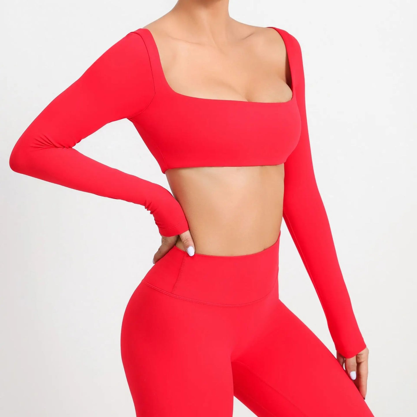 Sexy Fitness Long Sleeve Yoga Clothes Backless Gym Top Women Breathable Sports Crop Yop Shirts Quick Dry Sportswear Women Top