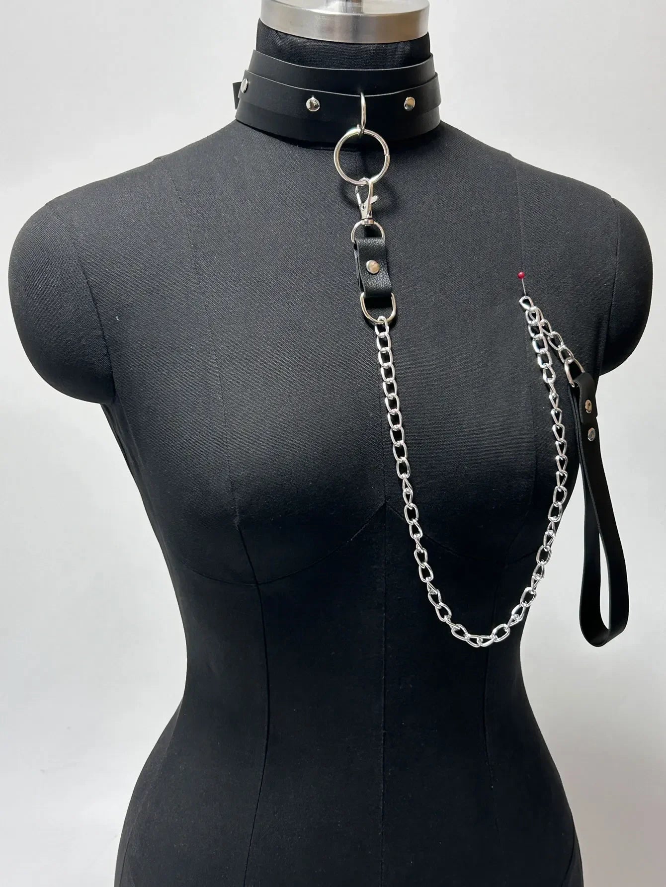 Fashion Edgy Neck Accessory Set Drawstring Collar Collar and Leash Set for Women Fetish Couple Game Role Play Props Accessories