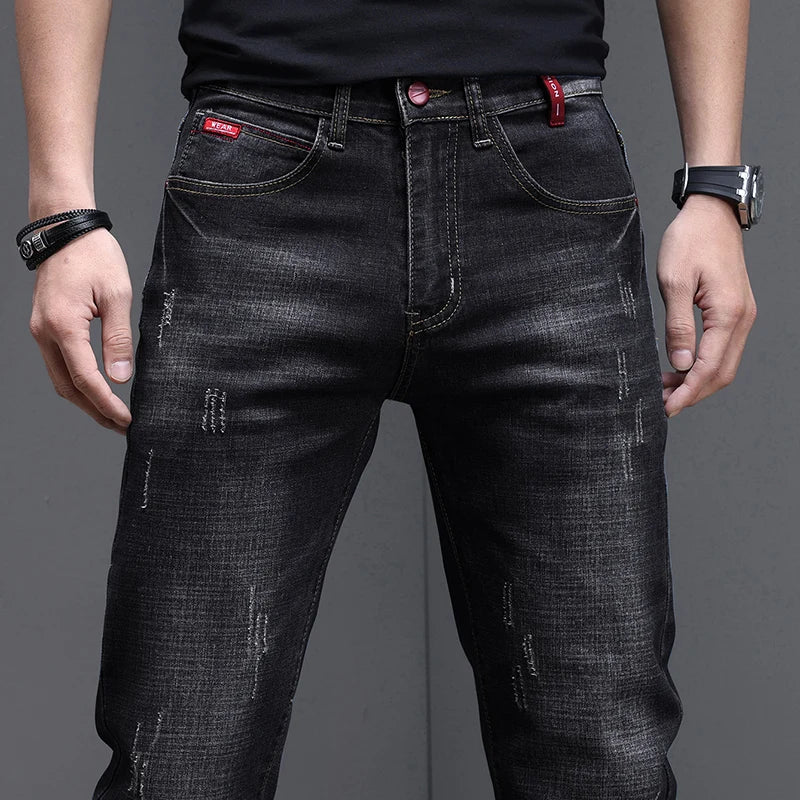 2026 Men's Slim Casual Street Classic Skinny Jeans Pencil Jeans Trendyy Stretch Style Comfortable Casual Fashion Versatile