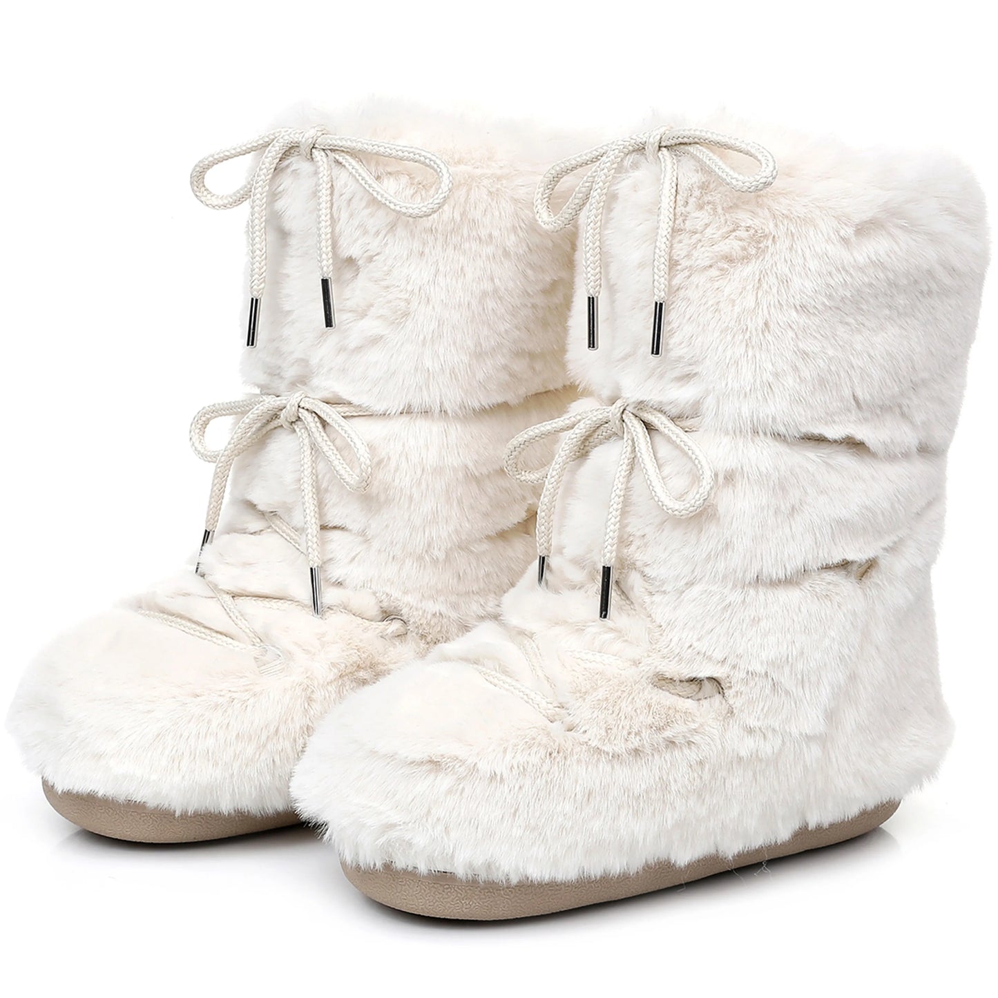 2025 Winter Lace-up Ankle Boots Women Snow Boots Brand Design Classic Platform Waterproof Non-slip Cotton Boots Woman Ski Boots