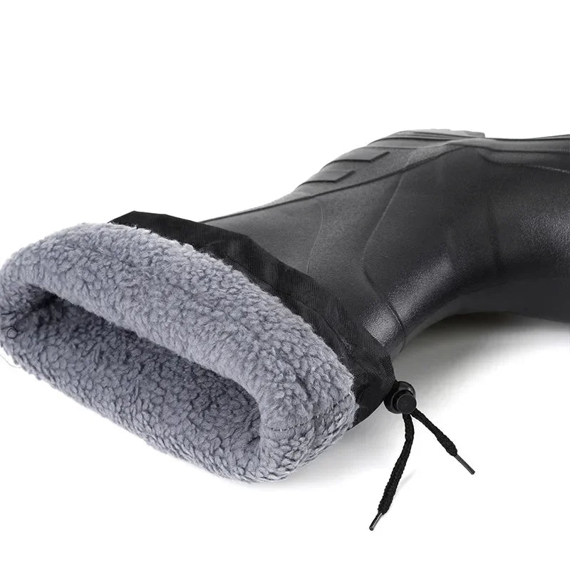 New Men Rain Boots High Quality EVA Waterproof Shoes Men Platform Snow Boots Outdoor Non-slip Fishing Shoes Men Rain Shoes