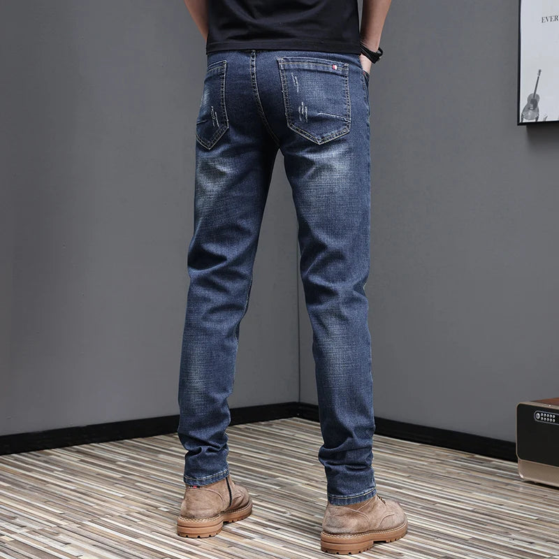 2026 Men's Slim Casual Street Classic Skinny Jeans Pencil Jeans Trendyy Stretch Style Comfortable Casual Fashion Versatile