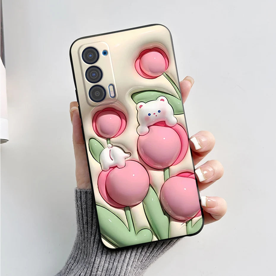 Silicon Case For Motorola Edge (2021) / Edge 5G UW (2021) Fashion Marble Pattern Soft TPU Phone Cases For Edge 2021 XT2141 Funda