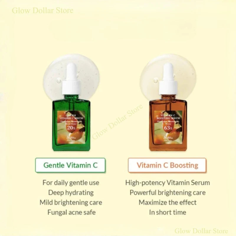 Facial Essence Vitamin Boosting Serum,Soothing Deep Hydration, Brightening Gentle Vitamin C Serum 30ml Korean Skin Care Products