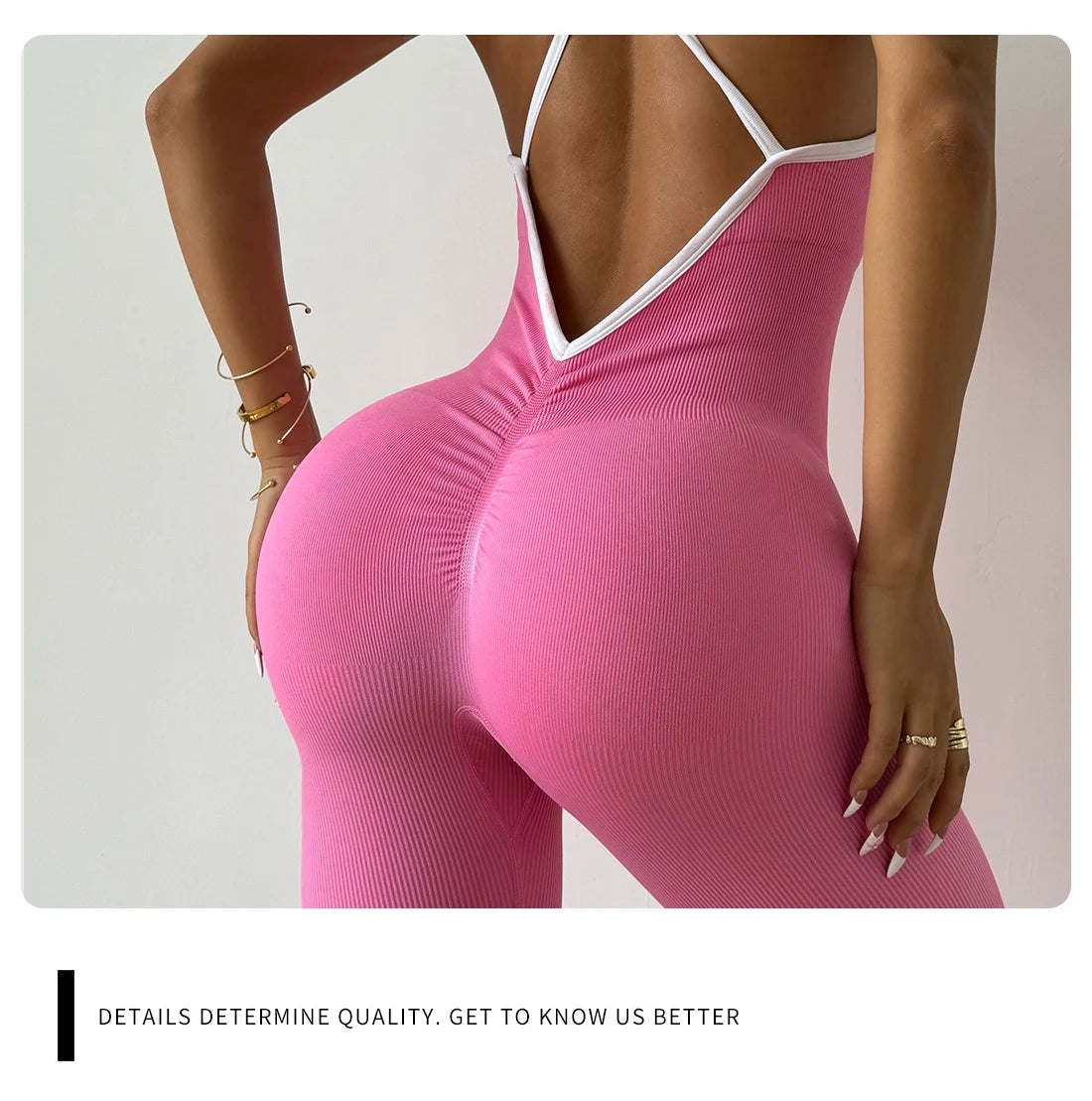 Seamless Yoga Jumpsuit Women Gym Set Spaghetti Strap Leisure Workout Gym Leggings Padded Bra One-piece Fitness Bodysuits