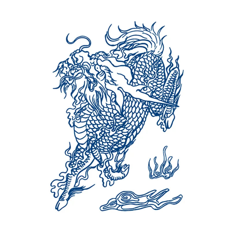 Juice Tattoo Sticker Upgrade Online Red Tattoo Sticker Lasts 7-15 Days Herbal Plant Temporary Tattoos Sticker Size:180 * 110mm