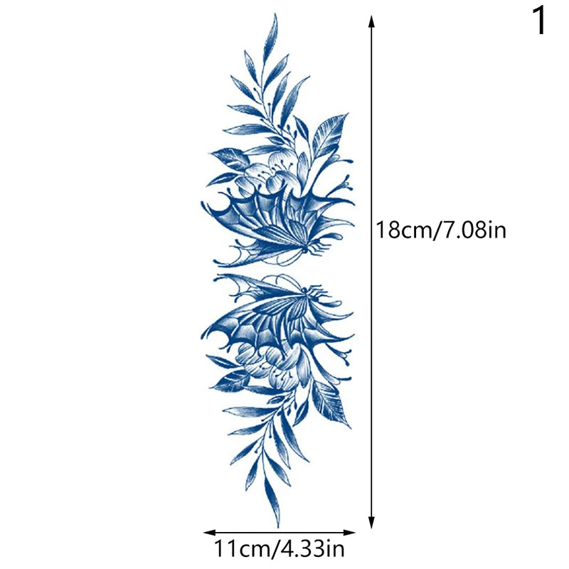 1pc Dragon Tattoo Sticker Realistic Dragon Fake Tattoo Stickers For Men Boys Kids 3D Dragon Temporary Tattoos Washable Tattoos