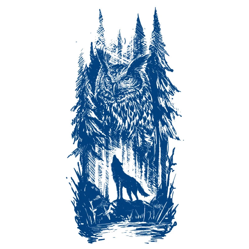 Juice Lasting Ink Tattoos Body Art Waterproof Temporary Tattoo Sticker Eagle Leopard Man Totem Gun Knife Arm Fake Tatoo Women