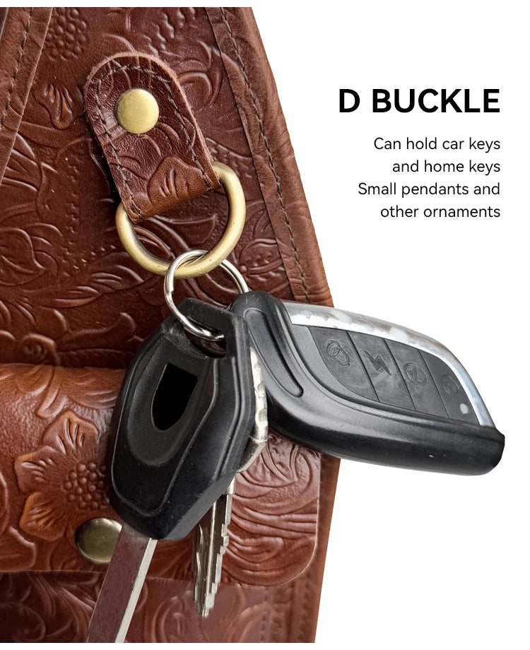 Genuine Leather Anti-Theft Underarm Shoulder Bag Armpit Tactically Bag For Men Shoulder Holsters Storage Pack
