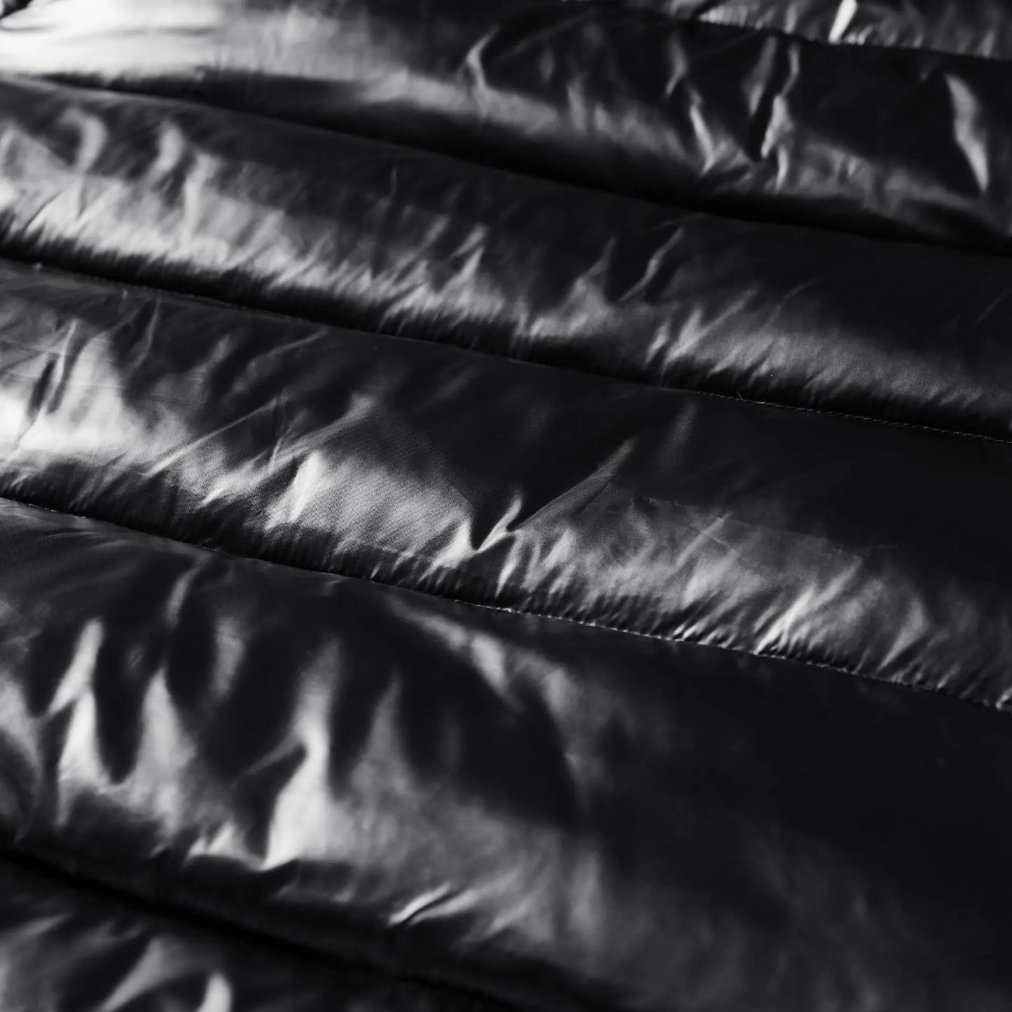 Black Shiny Padded Jacket Unisex Couple Plus Size Hooded Fleece Thickened Coat Winter Streetwear