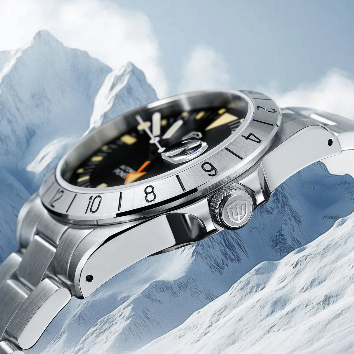 Watchdives WD16570 V2 Pioneer Watch NH34 Automatic Movement Sapphire Crystal 20Bar Waterproof Luminous 37mm GMT Watches