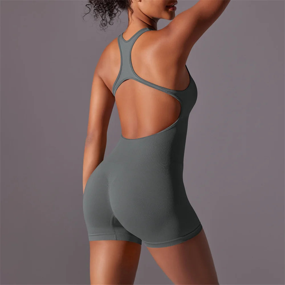 Women Training Yoga Set Sportswear Women Sports Jumpsuit Fitness Rompers Female Push Up Gym Workout Clothes Bodysuits XP287