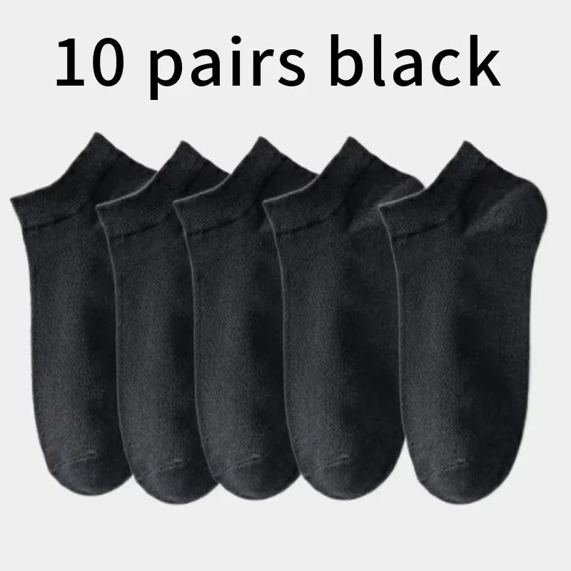 10/5/4/3 pairs of men's formal color blocking socks, comfortable and breathable soft business socks, men's socks and stockings-