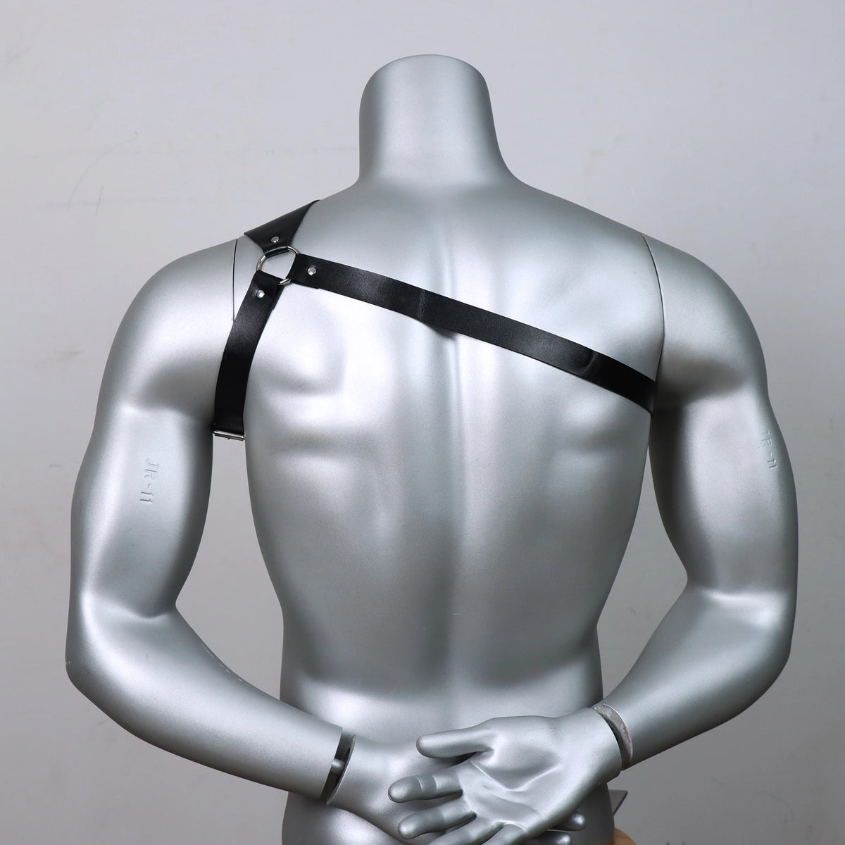 Men's PU Leather Body Chest Belt-Adjustable Harness for Various Occasions, Punk Chest Belt Mens Leather Harness