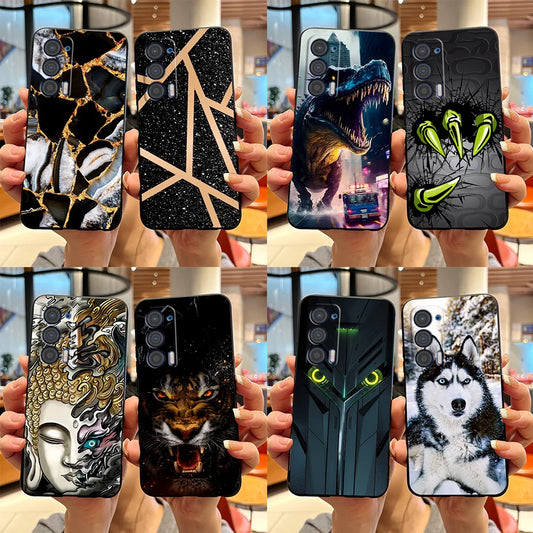 Silicon Case For Motorola Edge  / Edge 5G UW Fashion Marble Pattern Soft TPU Phone Cases For Edge 2021 XT2141 Funda