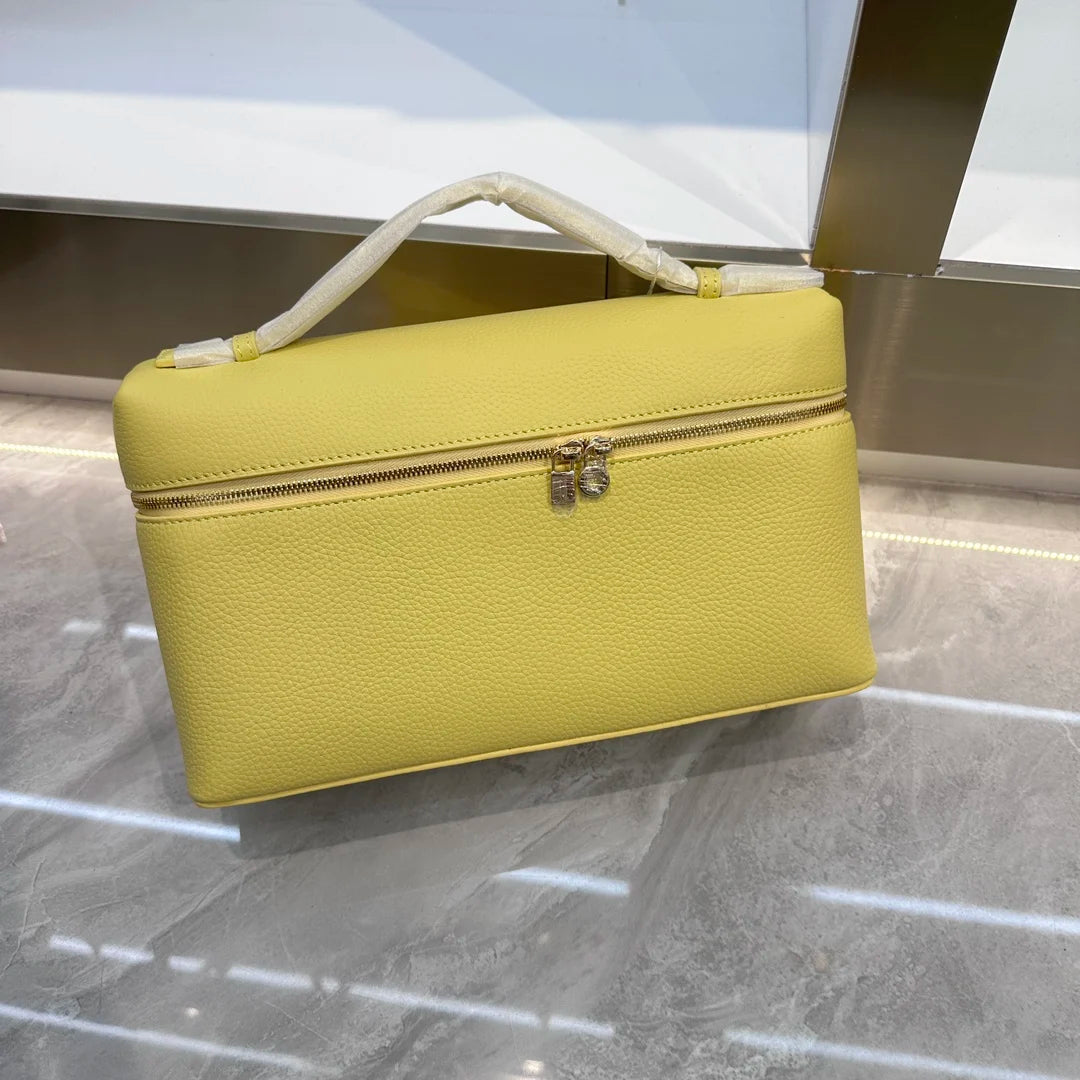 MENDY Women's Bag Handbag Shoulder Bag Crossbody Bags Lunch Box Luxury Designer Genuine Leather LP27 Large Cross Hand-held Cluth