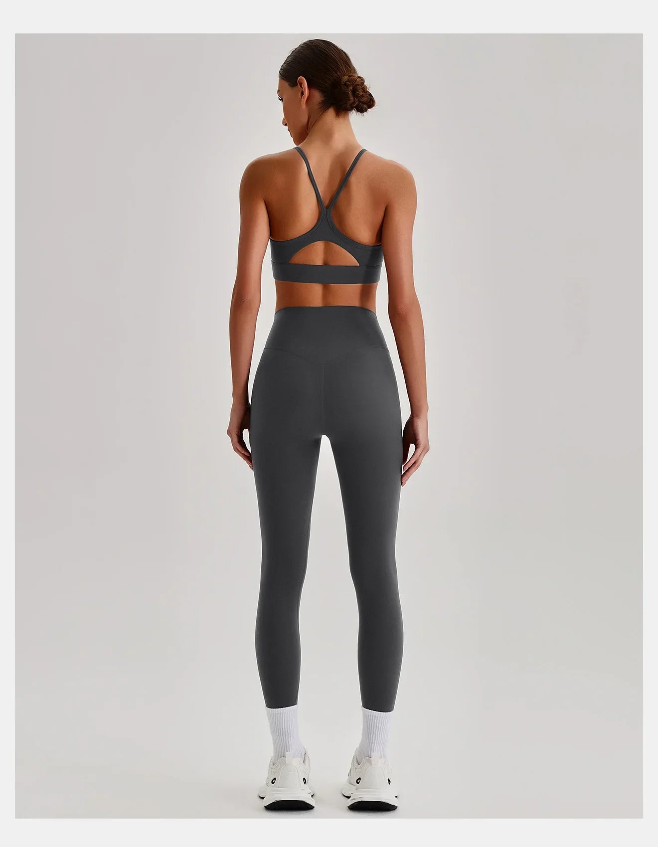 Women's Yoga Sets High Waist Tummy Control Leggings Push Up Sportswear Gym Workout Outfits Sports Fitness Clothes Hot Sale New