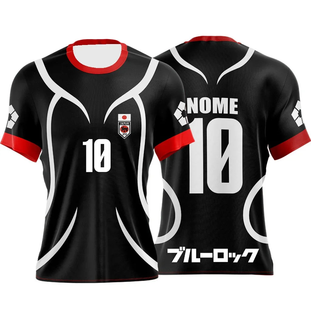 Short-sleeved football jerseys for men and women, with a family-friendly style for daily breathable sports