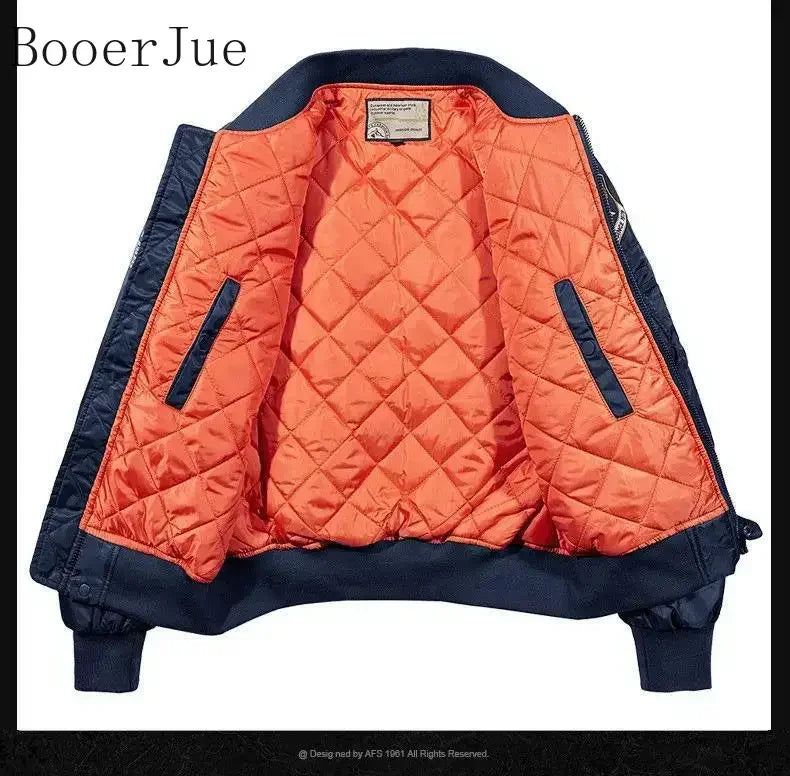 High Quality Military Motorcycle Ma-1 Aviator Pilot Coats Male Baseball Bomber Jackets Winter Hip Hop Thick Warm Jackets Men 6XL