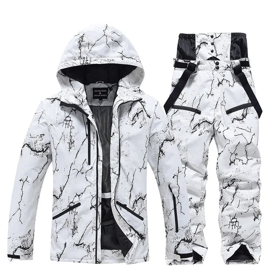 New Fashion, Men's and Women's, Ski Suit Sets, Waterproof, Snow Costume, Ski Jacket and Pant Set, Outdoor Clothing, Snowboarding