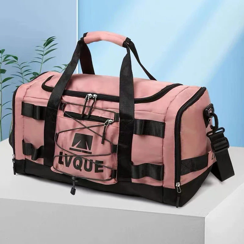 Reisetasche für Damen, große Kapazität, Tragetasche, Fitnessstudio, Fitness, Gepäck, Handtasche, Training, Trekking, Schulter, Sporttasche für Männer