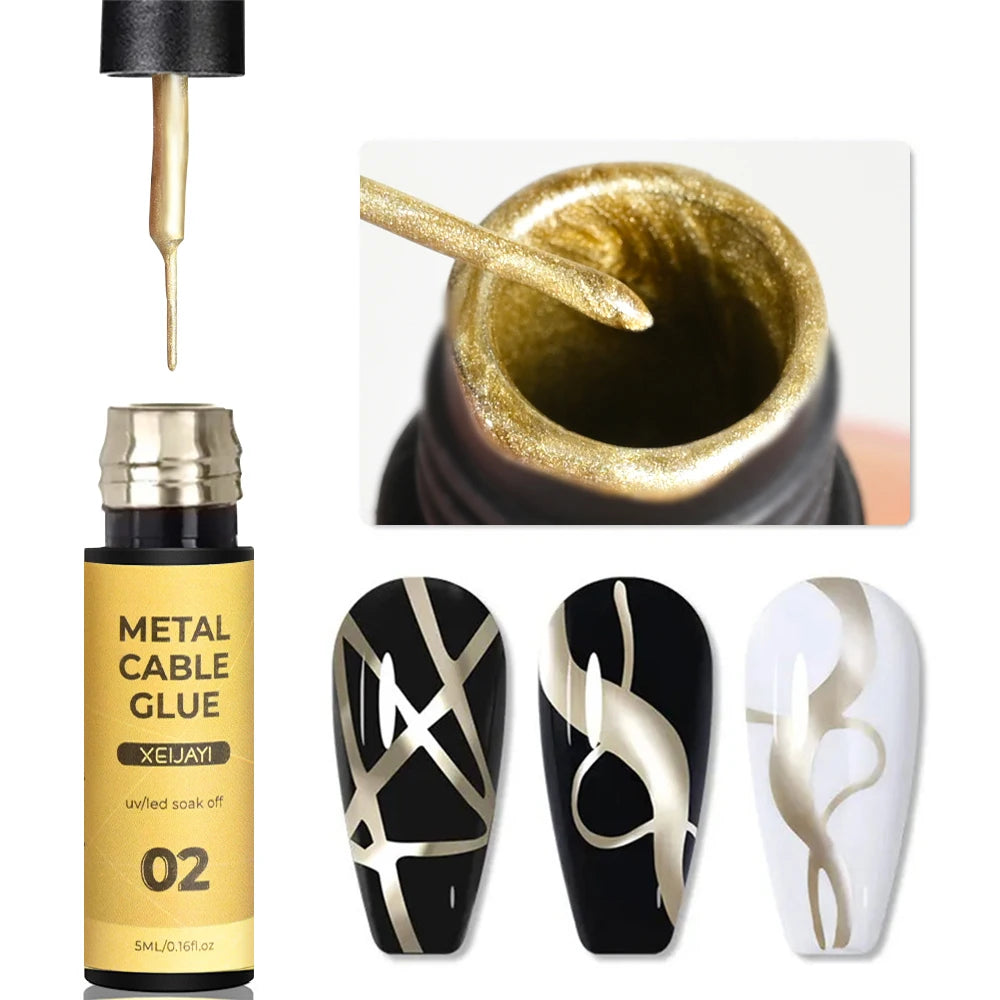 10ml/jar Moonlight White Magnetic Laser Gel Nail Polish Reflective Glitter Cat Eye Gel Semi-permanent UV Magnetic Venalisa GY