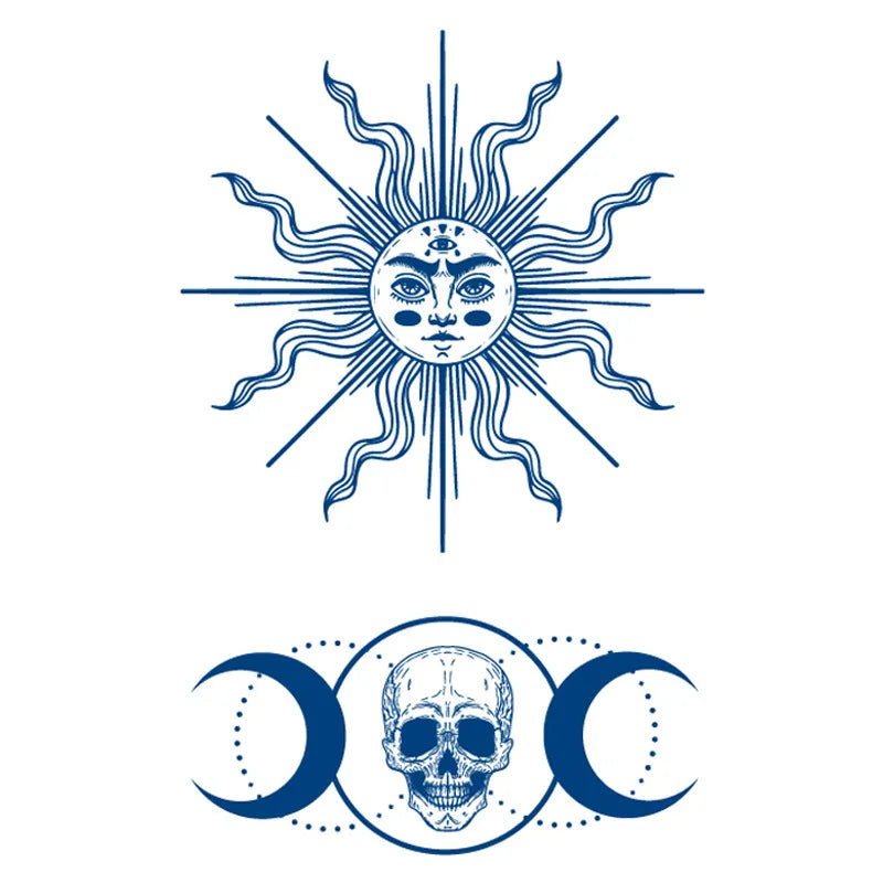 Juice Tattoo Sticker Upgrade Online Red Tattoo Sticker Lasts 7-15 Days Herbal Plant Temporary Tattoos Sticker Size:180 * 110mm