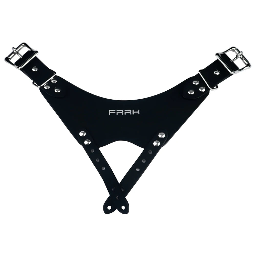PU Leather Chastity Belt For Metal Penis Lock Cage Auxiliary Harness Belt Underwear Chastity Accessories B*SM Men S*x Toys